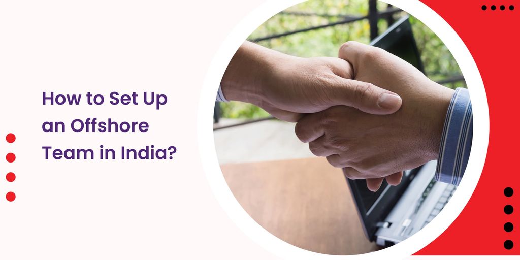 Title image for a guide on setting up offshore development teams